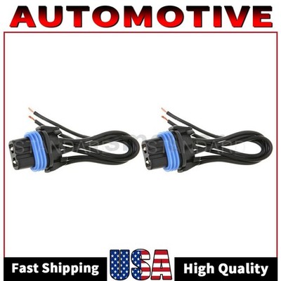 Fog Light Connector fits 2001-2020 Chevrolet Silverado 2500 HD  Handy Pack 2pcs