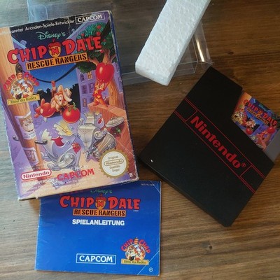 Disney's Chip 'n Dale Rescue Rangers Chip & Chap Nintendo NES OVP komplett 
