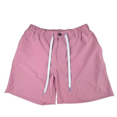 Chubbies Mens Everywear Shorts Mauve Pink Elastic Waist Stretch Large L 5.5 Inch