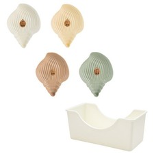  Assiette de Fruits en plastique en forme de conque, plats de collation,