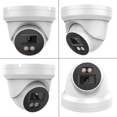 Hikvision Compatible IR30M Mini Turret POE 5MP Security Camera MIC Onvif CCTV