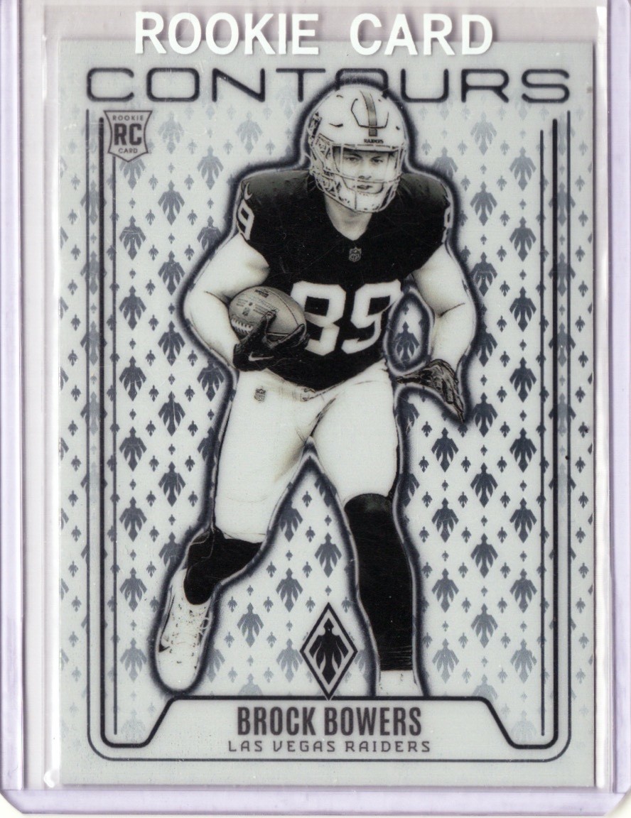 2024 Phoenix Brock Bowers Contours RC Hyper Rookie #CON-BBS Raiders