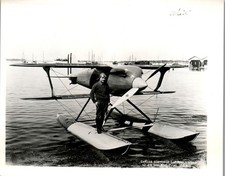 Lt. Jimmy Doolittle, Curtiss Schneider Cup Racer A3C-2  Plane Photo (4 x 5)