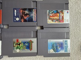 NES, 4 Controller Four Score,  Game Genie Castlevania, Bomberman Famicom Adapter