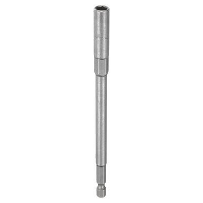 Nut Driver Drill Bit 7mm Socket 1/4'' Hex Shank 6'' Extra Long Setter