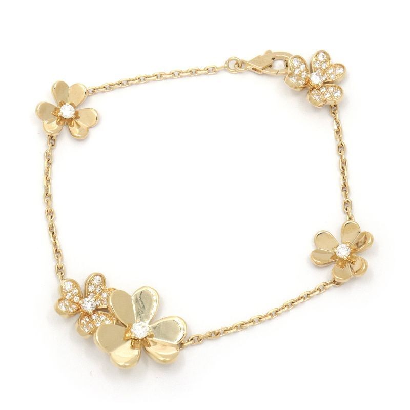 Van Cleef & Arpels Frivole Bracelet Diamond 750YG P0056616