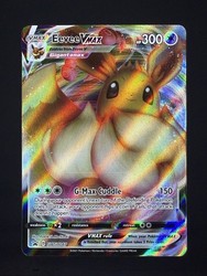 Eevee VMAX SWSH087 Black Star Promo Full Art Holo