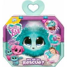Little Live Scruff a Luvs Blue Rescue Pet Mystery Blue Plush Dog Cat Bunny NEW