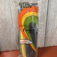 Vintage Hair Combs 12 Pack Sealed New Old Stock 1970's Variety Pack