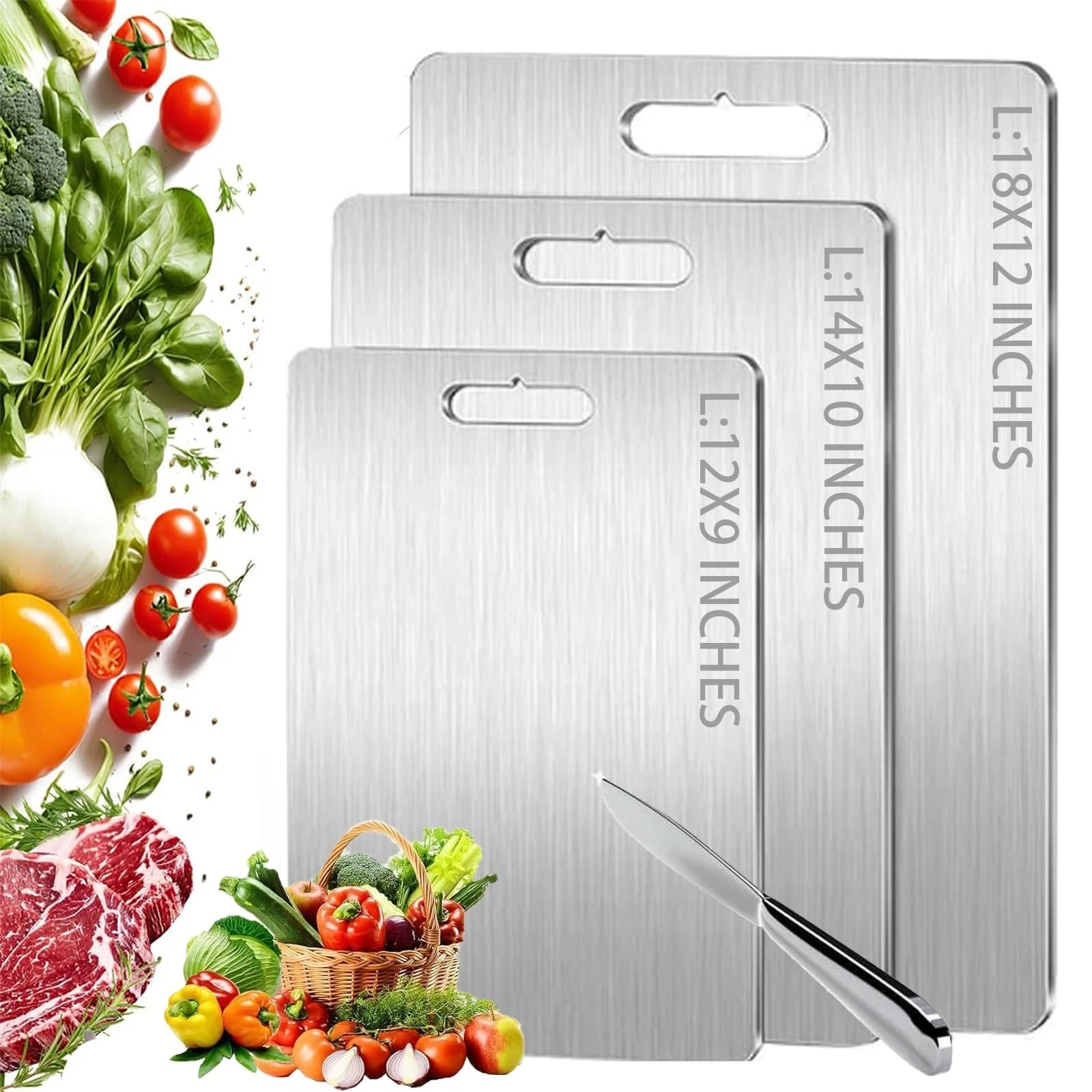 Titanium Cutting Board,100% Pure Titanium Cutting Boards for Kitchen, 2025 Ne...