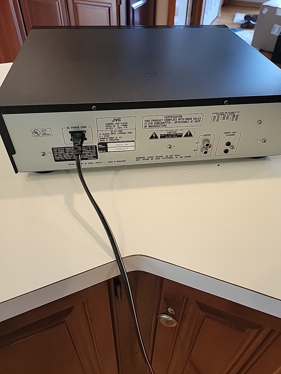 JVC Model Xl-f108bk 5 Disc CD Player Changer for sale online | eBay
