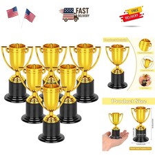 Mini Trophies,Gold Trophy Award, Plastic Trophies for Kids, 4 Inch Trophy Cup...
