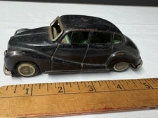 Vintage Tin Litho Toy Friction Car BMW Japan
