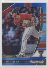 2020 Panini Prizm Draft Picks Blue & Carolina Hyper Bryce Bonnin #PDP84 7iu