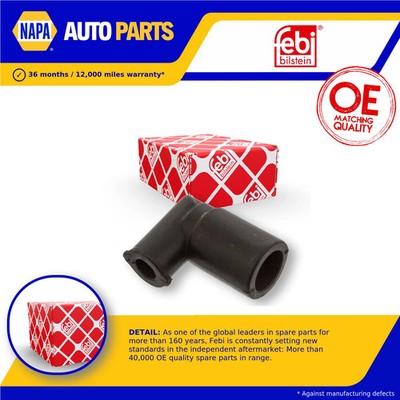 Crank Case Breather Pipe Hose fits MERCEDES 508 T2 2.3D 89 to 94 OM601.941 Febi