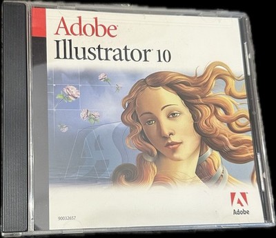 Adobe Illustrator 10 Upgrade for Windows Used Good Condition