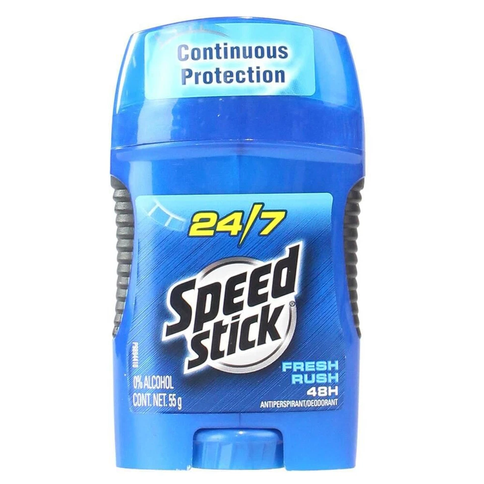 6PK Mennen 24/7 Speedstick Deodorant Antiperspirant Fresh Rush 48H 55g - image 2 of 4