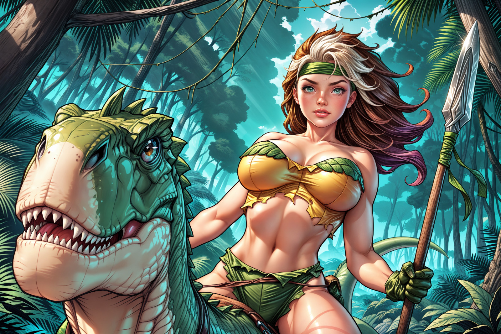 SAVAGE LAND ROGUE 03 Fine Art Print 13x19 Limited Edition 1/30 X-Men 97 Marvel