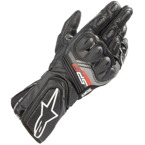 Alpinestars SP-8 V3 Motorcycle Motorbike Leather Gloves - Black