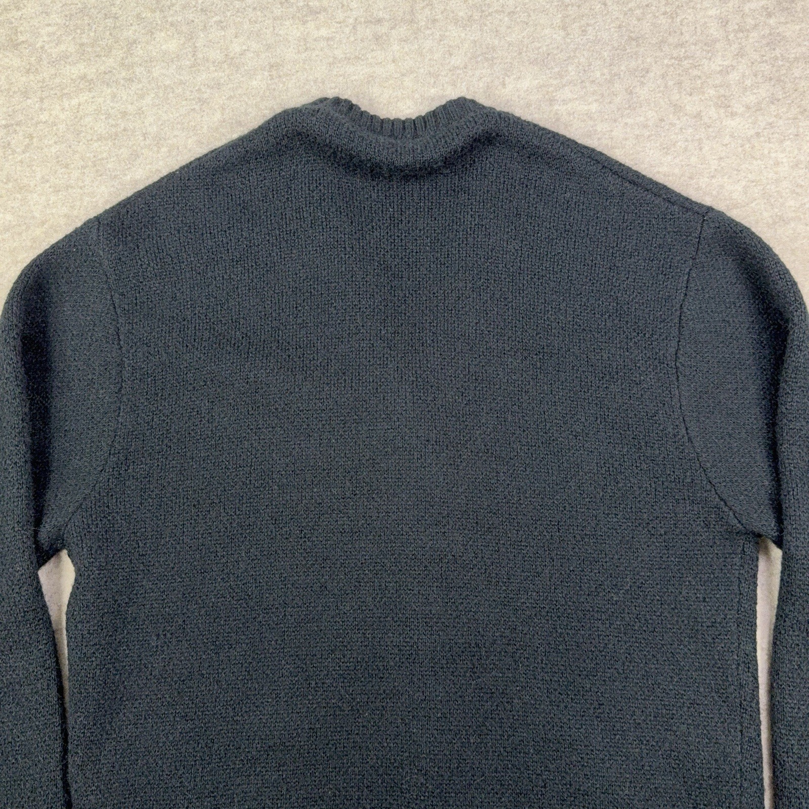 Carhartt WIP Merton Cardigan Mens Medium Black Alpaca Wool Work in Progress image 9