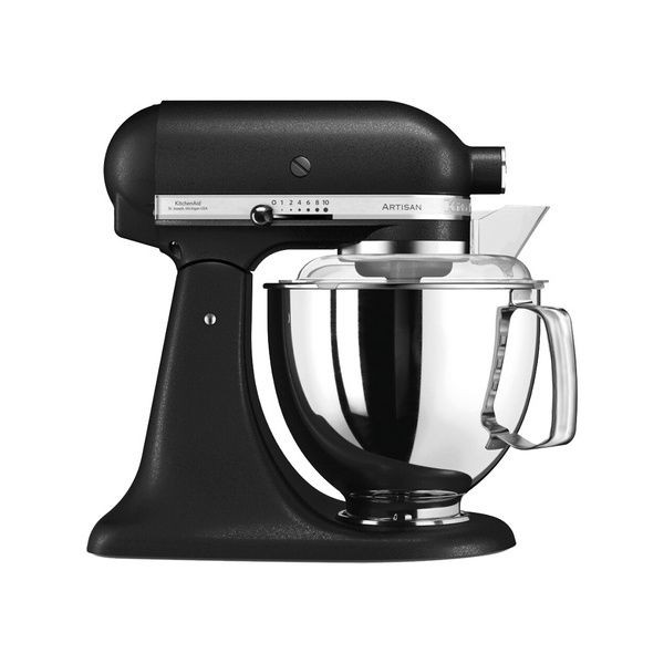 Impastatrice Planetaria con Testa Reclinabile KitchenAid Artisan 4,8LT Nero Ghis
