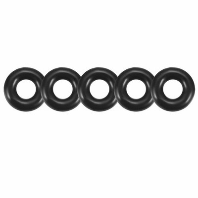 50pcs Black Round Nitrile Butadiene Rubber   O-Ring 6.5mm OD 1.9mm Width  #xh