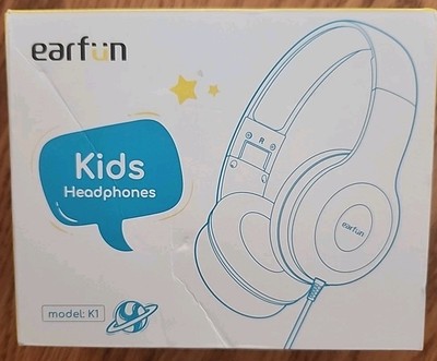 Earfun Wired Kids Headphones  with Microphone, 85/94dB Volume Limit