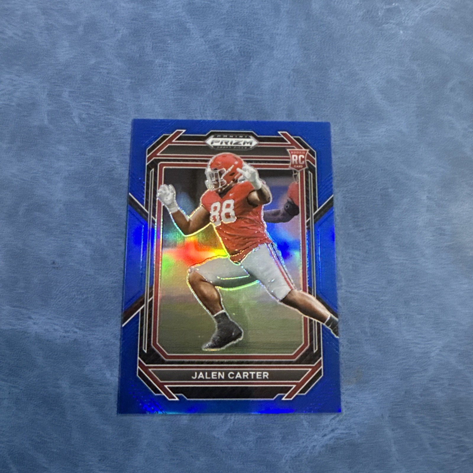 2023 Panini Prizm Draft Picks - Jalen Carter #163 Blue Prizm /199 (RC)