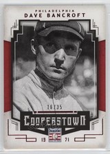 2015 Panini Cooperstown HOF Chronicles Red /35 Dave Bancroft #22 HOF 0l2