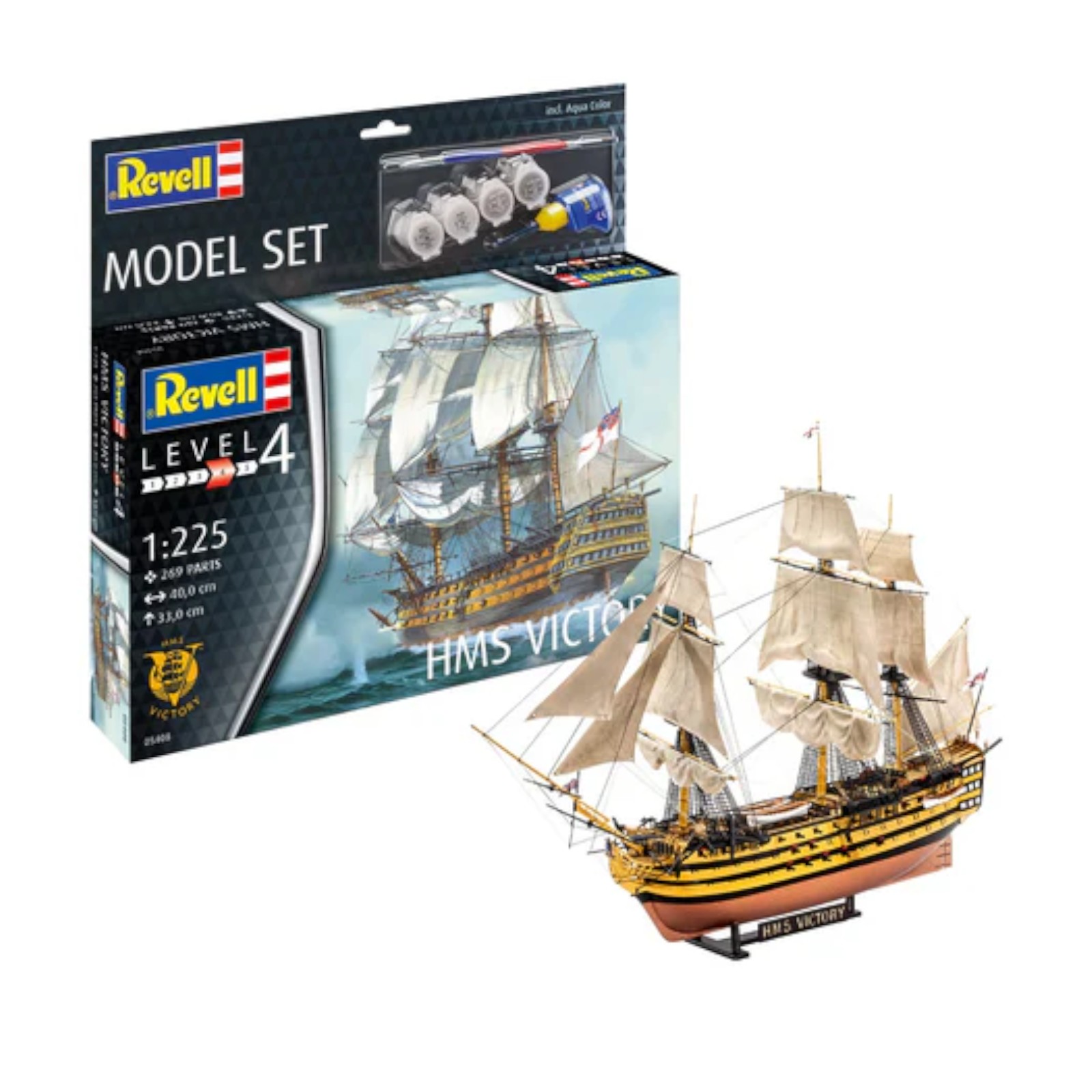 Revell HMS Victory Admiral Lord Nelson Flagship Model Set Kit 65408