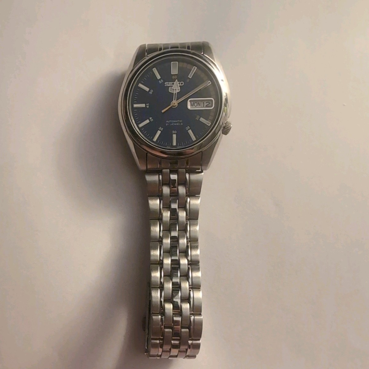 SEIKO 5 7S26-01V0 Automatic Blue Dial Men's Watch | eBay