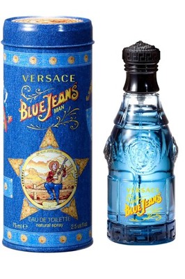 Versace Blue Jeans Eau de Toilette Spray 75 ml Herrenduft frischer würziger Duft