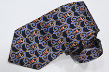 BURBERRYS BLUE MEN'S Neck Tie W: 3 3/4" BY L: 61" MADE IN FRANCE