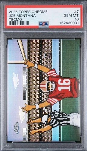 2025 Topps Chrome Joe Montana Base (PSA 10)