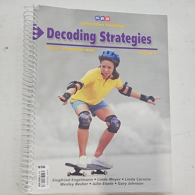 Corrective Reading: Skills Applications Teacher's Presentation Book 2 Decoding C