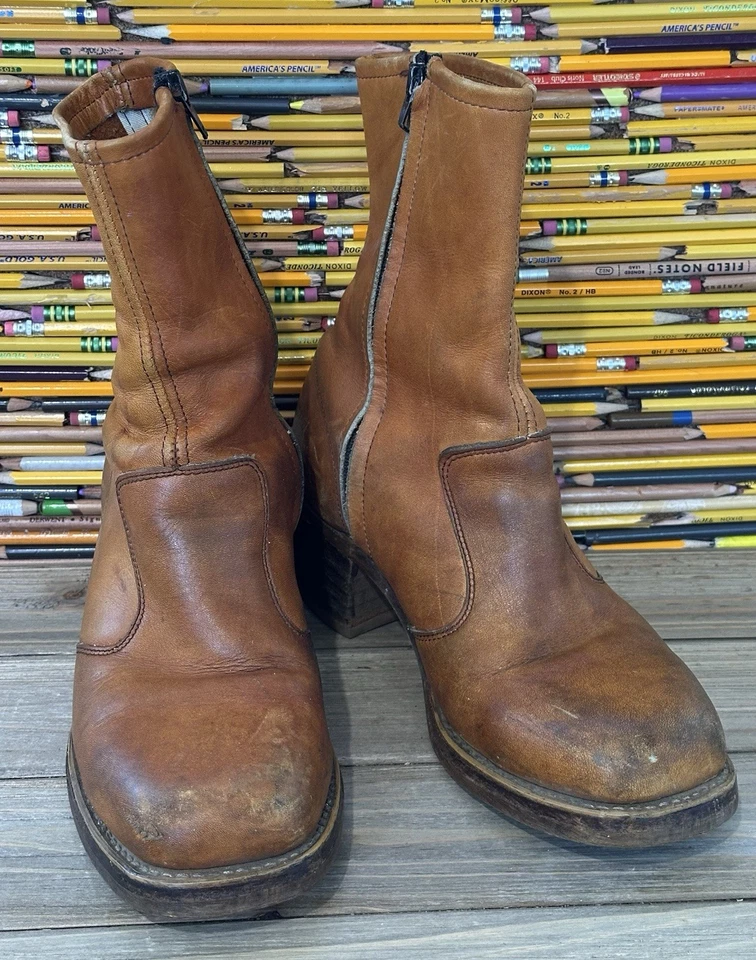 VTG Thom Mcan Campus Boots Mid Calf Grunge Size 11 Women's - Image 2 of 4