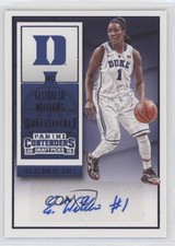 2015 Panini Contenders Draft Picks Ticket Blue Foil Elizabeth Williams Auto uk2