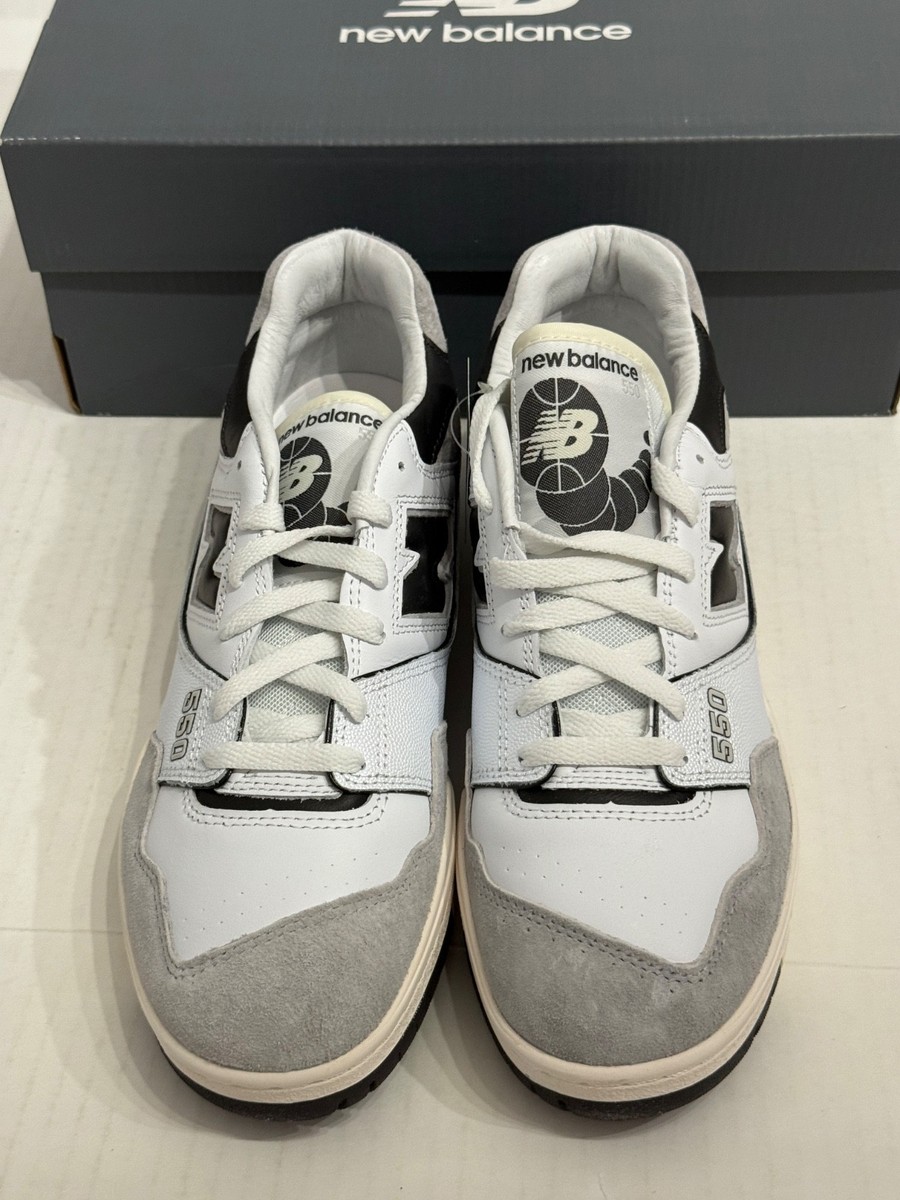 New Balance Men's Grey Black White BB550GWB Court | eBay