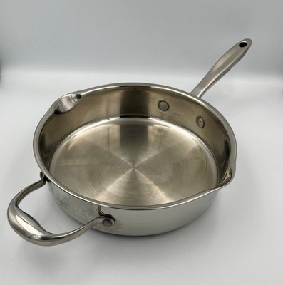 Wolfgang Puck Bistro Elite 10  Stainless Steel Sauté Pan   Signature Collection