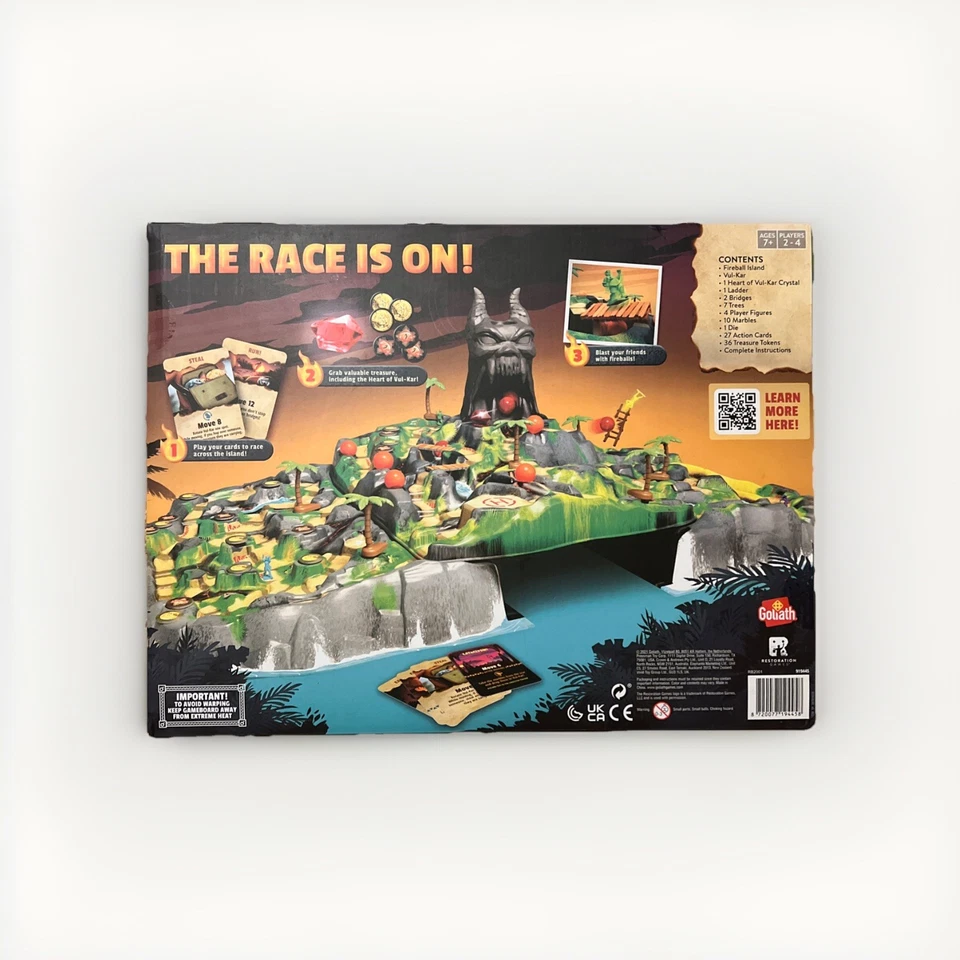 Fireball Island Board Game New Sealed In Box Race to Adventure 2021 - Image 2 of 2