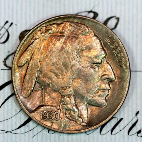 * 1930-S * SOLID+ GEM BU MS BUFFALO NICKEL * FROM ORIGINAL COLLECTION