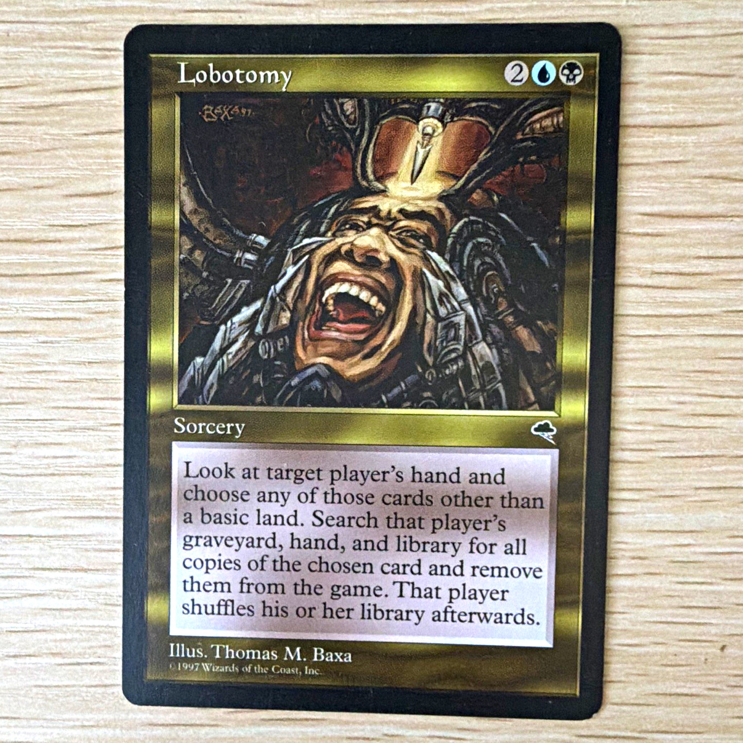 Magic: The Gathering Lobotomy Tempest #267 Uncommon Regular Blue/Black EN