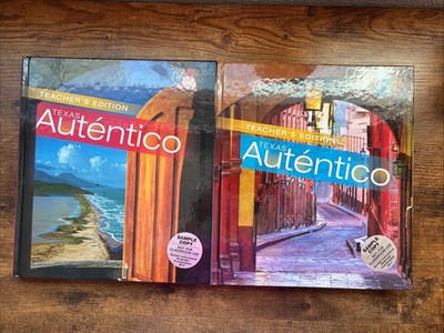 Auténtico Texas Teacher s Edition A & B Spanish Textbooks 