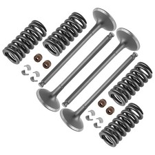 Kit de válvula de escape y admisión Caltric para Honda CRF250R 2004 2005 2006 2007