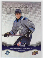 Nathan Lecompte 23-24 Upper Deck CHL First Draft FD-11 Chicoutimi Sagueneens
