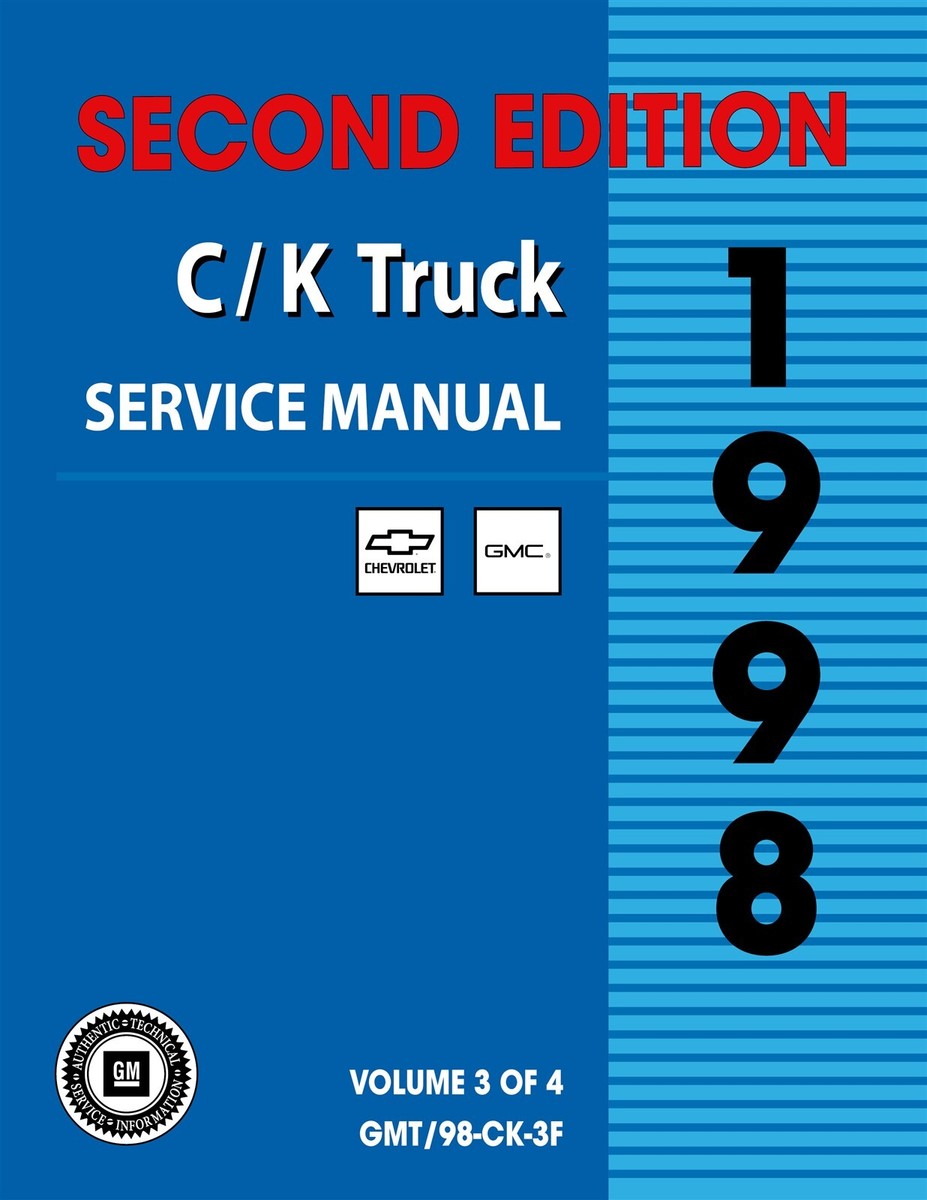 1998 Chevrolet & GMC C-K Truck Service Manual | eBay