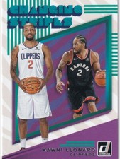 2019-20 DONRUSS CHANGING STRIPES INSERTS KAWHI LEONARD CLIPPERS - F1607