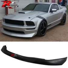 Fits 05-09 Ford Mustang V6 Type-C Style Front Bumper Lip Splitter Unpainted PU