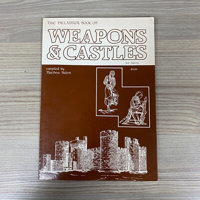 WAFFEN UND SCHLÖSSER 3. AUFLAGE PALLADIUM BÜCHER 1982 RPG ROLLENSPIEL QUELLENBUCH