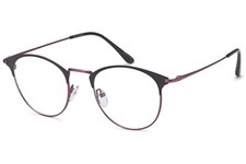 CAPRI OPTICS DICAPRIO DC172 WOMEN'S EYEGLASSES 51-21-145 PURPLE WITH SOFT CASE
